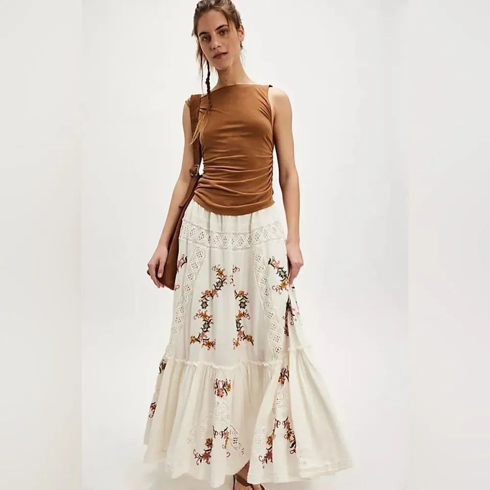 Free People Paradiso Maxi Skirt